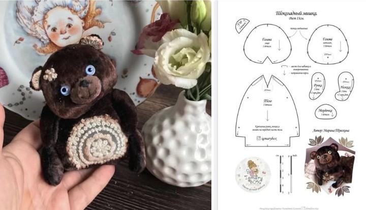 Выкройка игрушки своими руками, free DIY toy pattern, Игрушка ручной работы, Handmade toy
