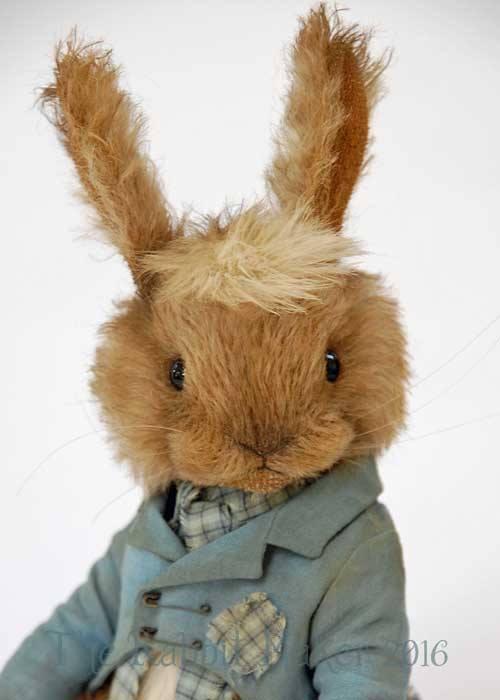 зайчик ручной работы, зайчик тедди, teddy bunny, handmade bunny, авторская игрушка, art toy