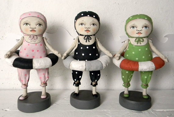 Игрушки на Хэллоуин. Декоративные игрушки от Cart Before The Horse. Примитивные куклы.