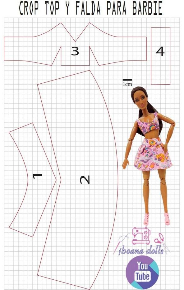 Выкройки одежды для кукол Барби для начинающих в натуральную величину, выкройка кукольной одежды, выкройка кукольной обуви, Clothes patterns for life-size Barbie dolls, doll clothes pattern, doll shoe pattern, diy Barbie doll clothes  
