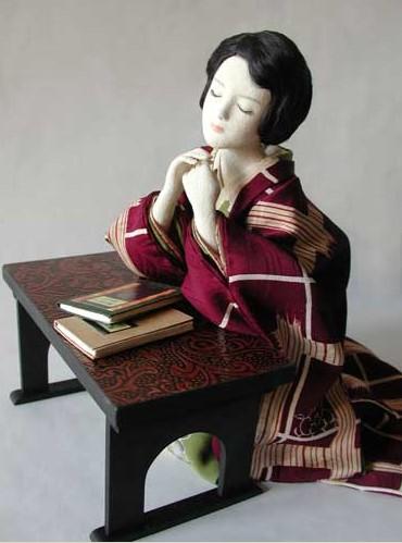кукла ручной работы, текстильная японская кукла, handmade doll, textile japanese doll