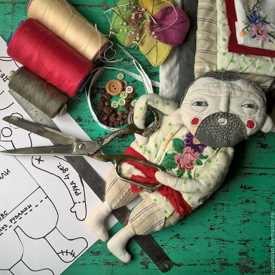 Кукла ручной работы, выкройка текстильной игровой куклы, diy Handmade doll, free doll pattern, 