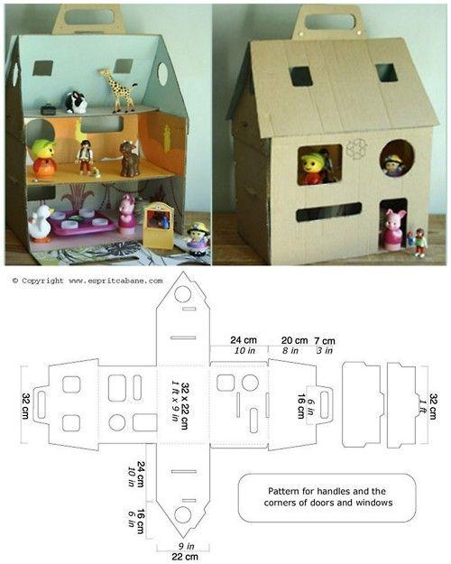 Кукольный дом из картона: идеи и мастер-класс / Это интересно / Все окуклах и игрушках / Oytoy