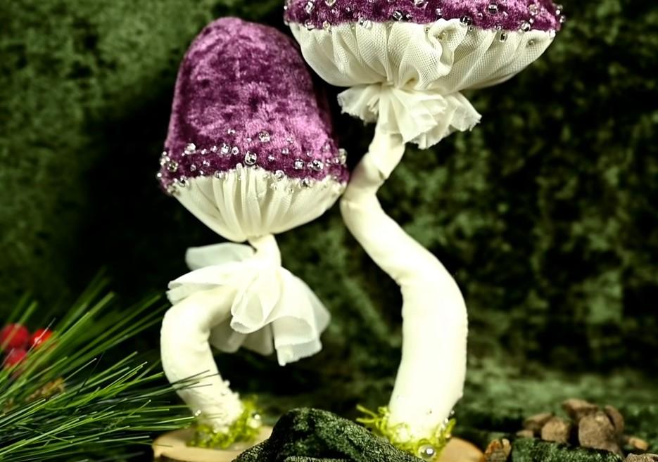 Как сшить гриб своими руками, выкройка гриба, diy mushroom toy, free toy pattern