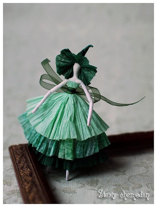 балерина, кукла на ёлку, подарок на Новый год, идеи подарка на новый год, freepattern, handmade toy