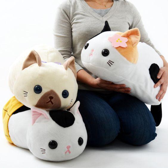 няшный котик игрушка, игрушечный кавайный кот, Cute Cat, Cat Plush Collection, kawaii cat