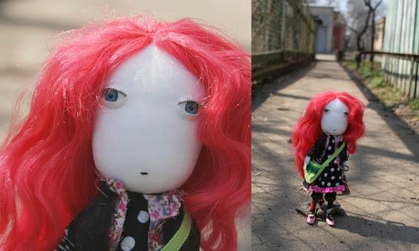 Текстильная авторская кукла. Кукольный гардероб. Любовь Налогина. Ручная работа. Handmade doll.