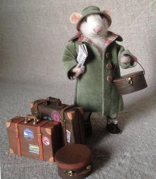 Игрушка мышка ручной работы, Handmade mouse toy