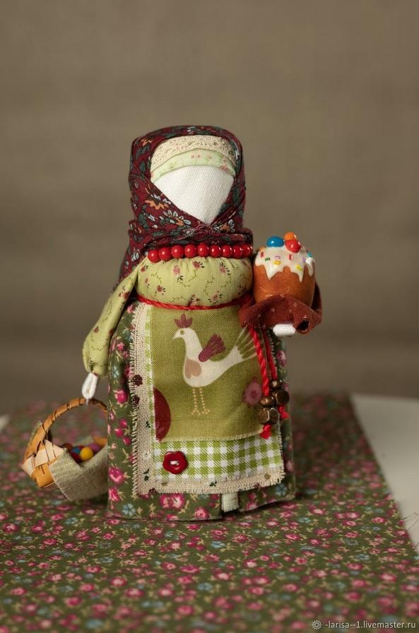 Пасхальная кукла ручной работы, Easter handmade doll