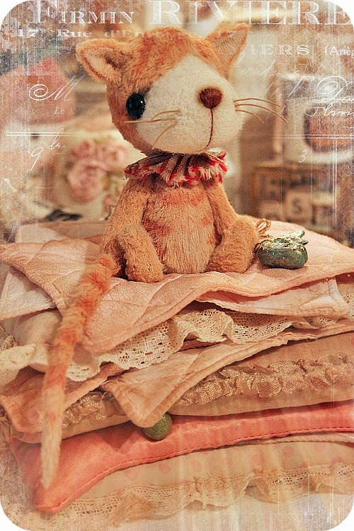 Тедди кот. Кот ручной работы