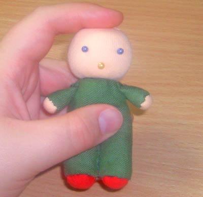 Мастер-класс по текстильной кукле. Как сшить куколку Гномика своими руками? Шьем куклу для кукольного домика. Лучшая игрушка в дорогу.