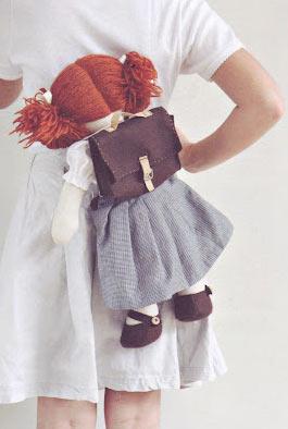 Текстильная кукла своими руками. Выкройка тряпичной куклы для дочки