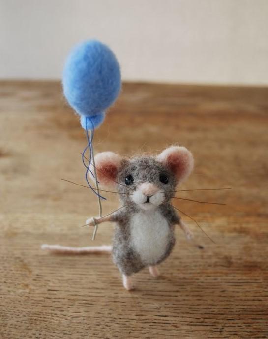 Игрушка мышка ручной работы, Handmade mouse toy