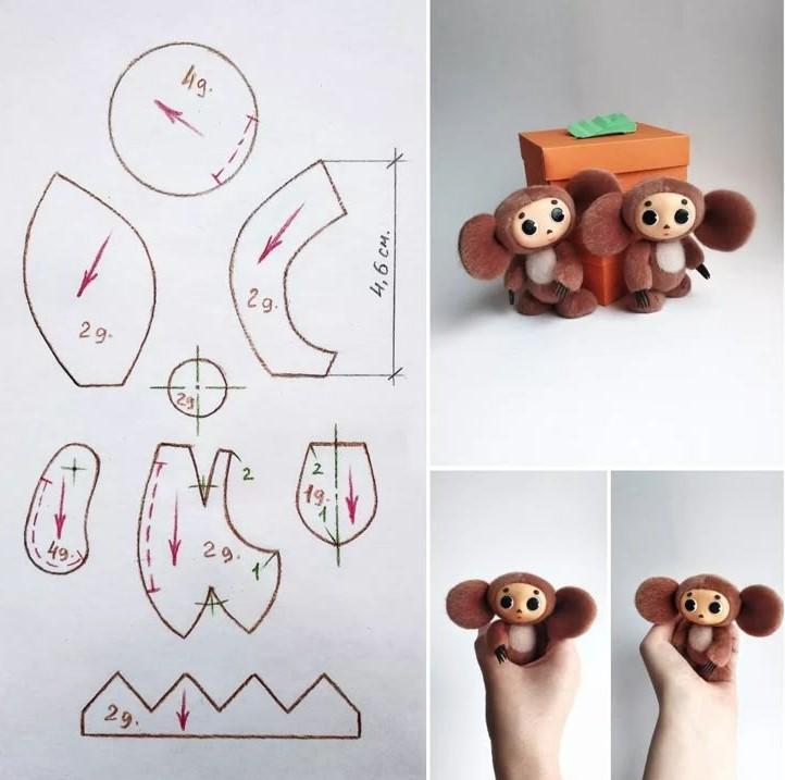 Выкройка игрушки своими руками, free DIY toy pattern, Игрушка ручной работы, Handmade toy