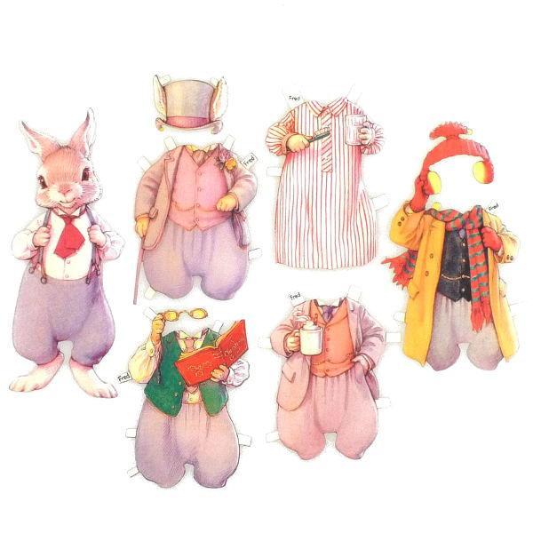 бумажные куклы, бумажная кукла белка, заяц, коты, одежда для бумажных кукол, развивающие игры для детей, paper dolls