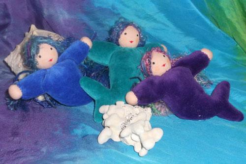 Кукла русалка ручная работа, текстильная русалочка, mermaid handmade doll, mermaid wool, waldorf doll mermaid. Вальдорфская кукла-русалка. Русалка сваляная из шерсти