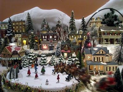 новогодние домики, новогодняя миниатюра, рождественские миниатюрные домики