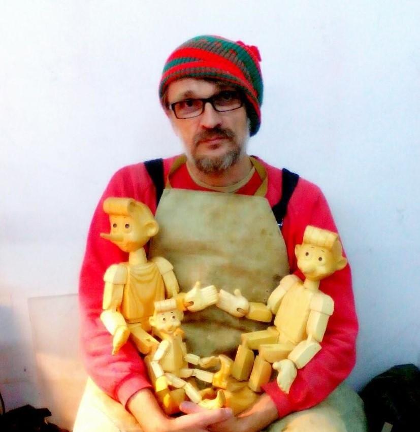 деревянная игрушка Буратоно, Буратино ручной работы, Стас Дерябин, handmadetoy