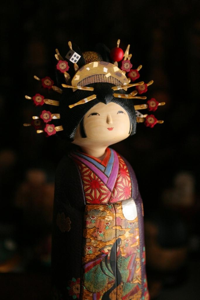 японская деревянная кукла, кокеши (или кокэси), Kokeshi, деревянная кукла ручной работы, Japanese wooden doll,  handmade wooden doll 