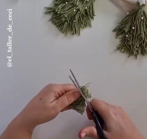 Как сделать новогодний декор своими руками, новогодняя елка без выкройки, DIY Christmas tree