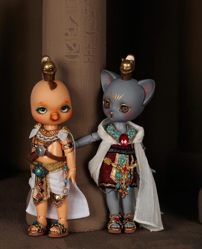 Египетская  кукольная жизнь. Египетская история в куклах. Египетские наряды на куклах.