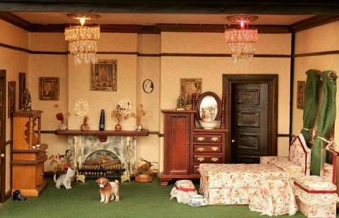 миниатюра, кукольный дом, антикварные игрушки. Miniature Doll House