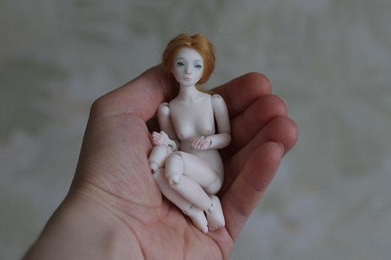 миниатюрная бжд кукла, кукла для кукольных домиков 1/12, миниатюра, bjd doll 1/12 miniature