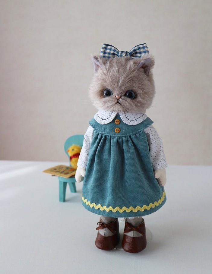 японский кот игрушка, японская кукла кот ручной работы, Игрушка кот ручной работы, japanese handmade cat doll, japanese handmade cat toy